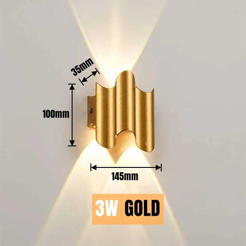 Led Wall Lamp Outdoor Waterproof Up And Down Luminous Lighting Garden Decoration AC85265or Wall Lamps Living Room Porch Outdoor C251124