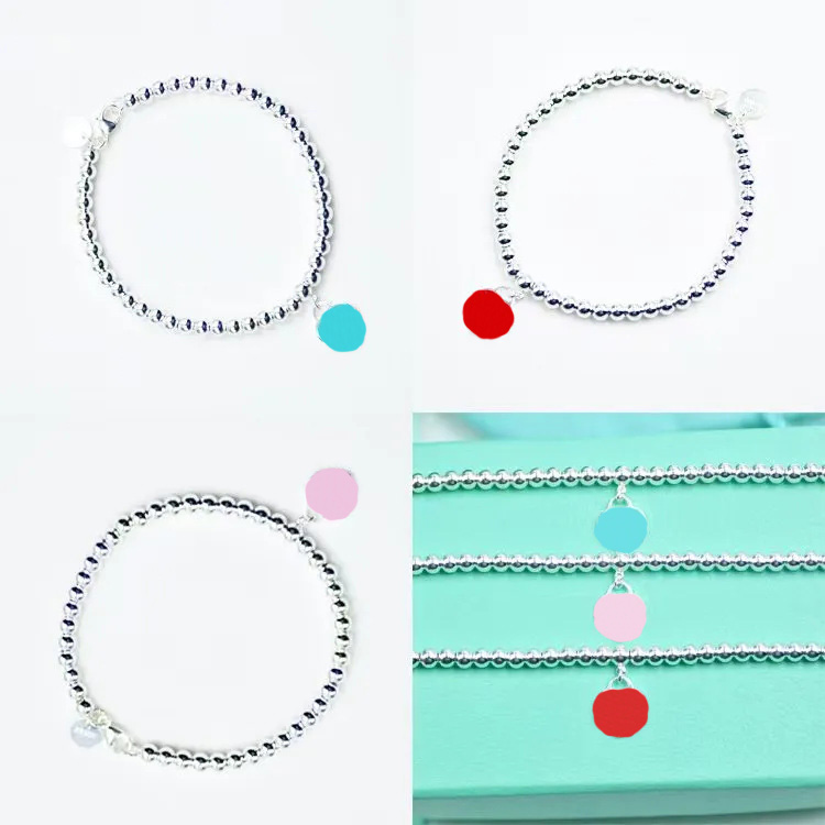 Bracelet designer bracelet for women bead bracelet women's fashion wedding party luxury jewelry accessories pendant letter beads chain bracelet gifts