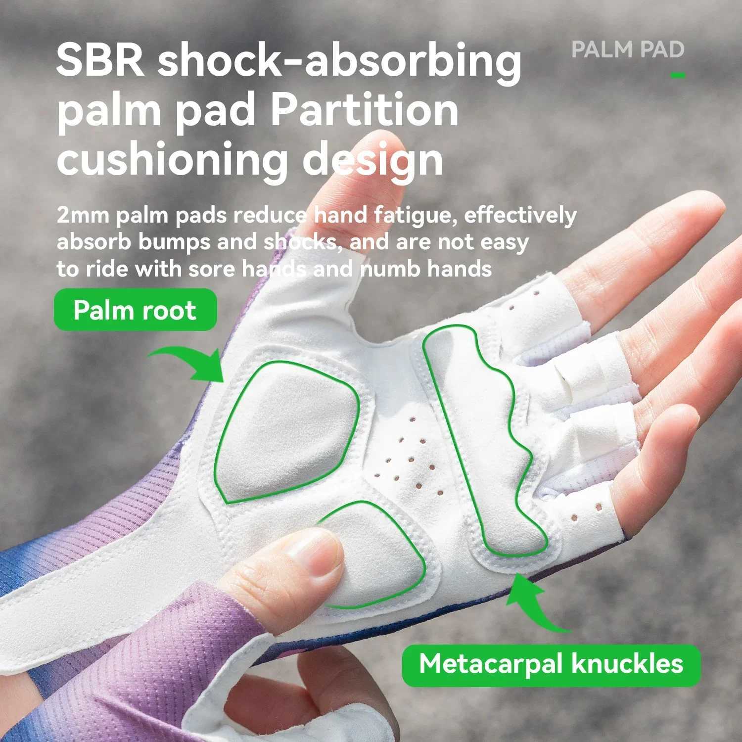 ROCKBROS Summer Half Finger Cycling Gloves Gel Padding Breathable Shock Absorbing Cycling Accessories Pro Cycling Gloves J250922