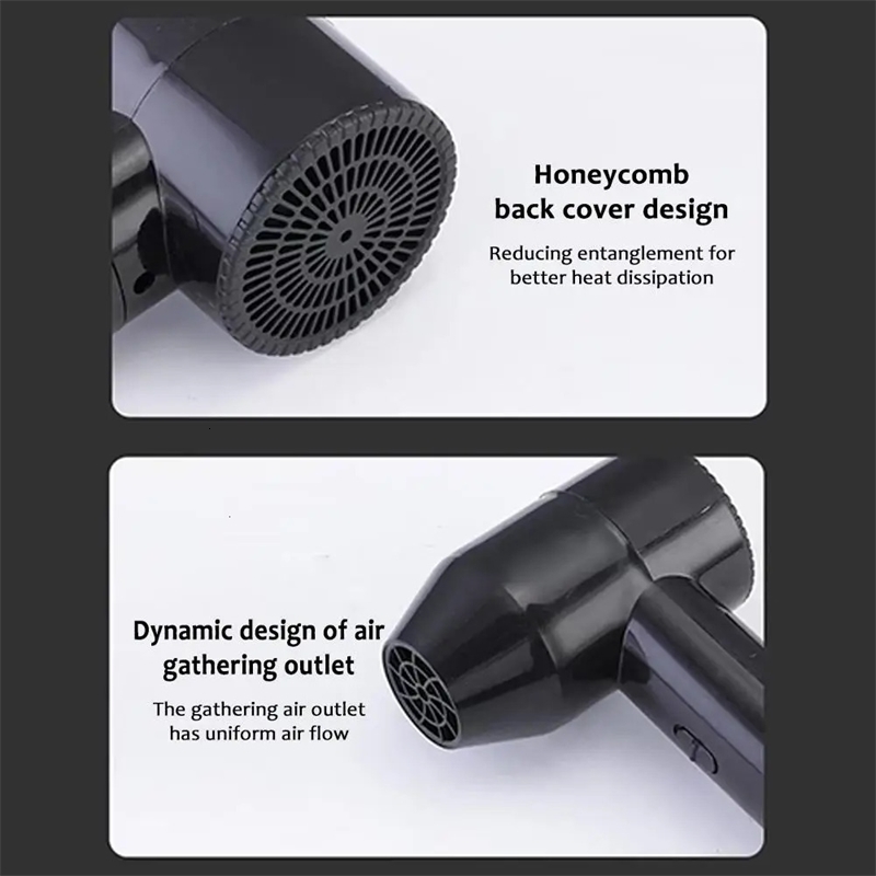 Wireless Hair Dryer Cordless Hair Dryer For Women USB Rechargeable Battery Powered Low Noise Small Hair Dryer 2 Levels Speed 250207