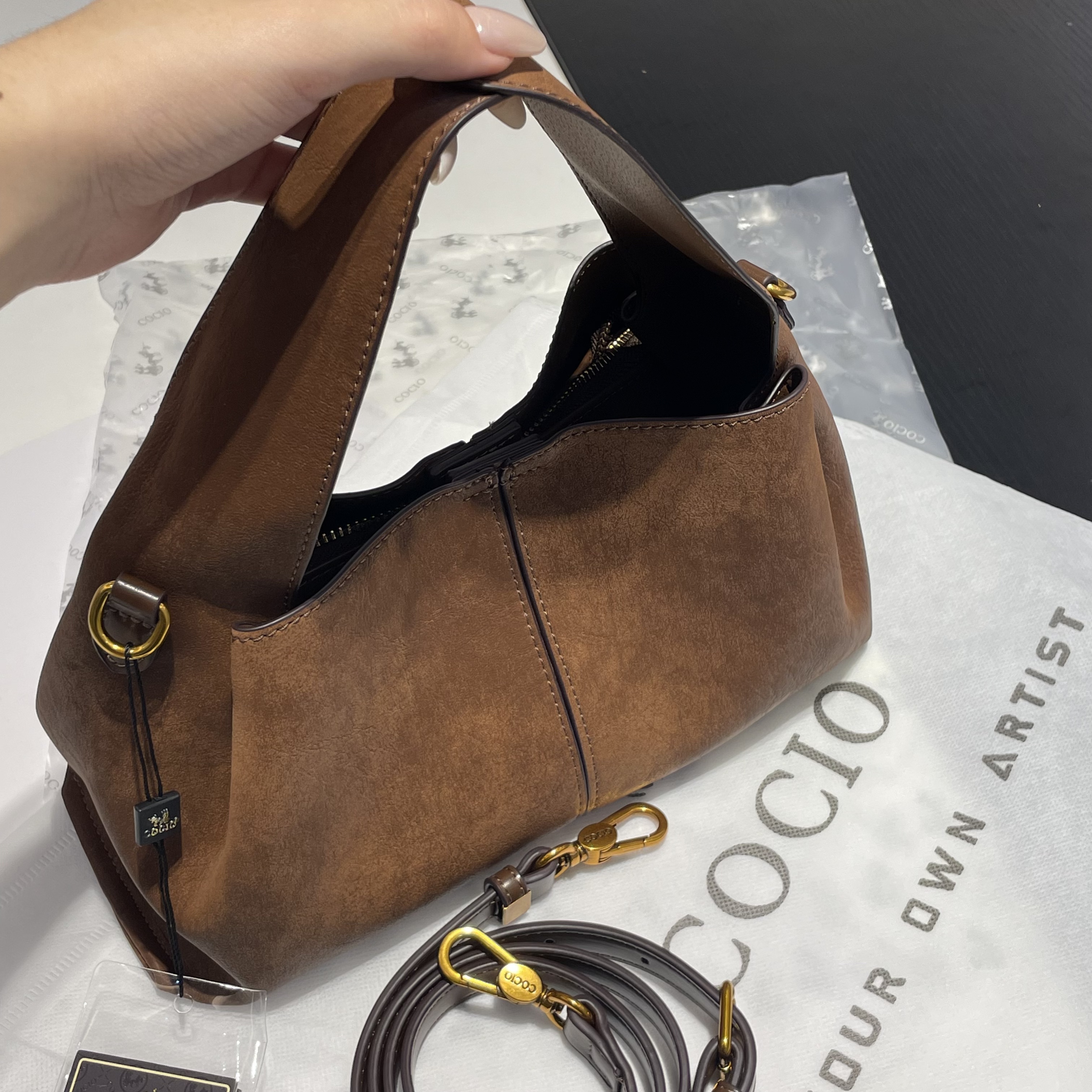Niche design new style fashion simple versatile single-shoulder handbag women's bag Korean version versatile and elegant crossbody bag