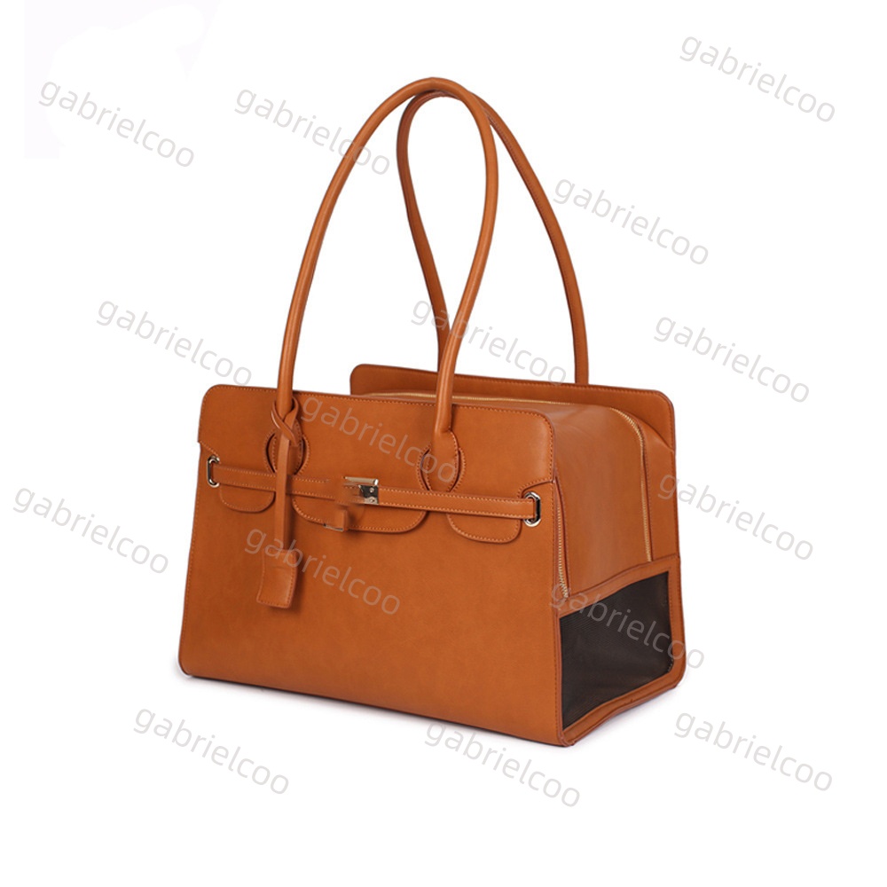 Factory Direct Portable Breathable Pet Carrier Bag Single Shoulder Handheld Dog Cat Travel Tote for Outdoor Use, Customizable Design (40*26*30CM)