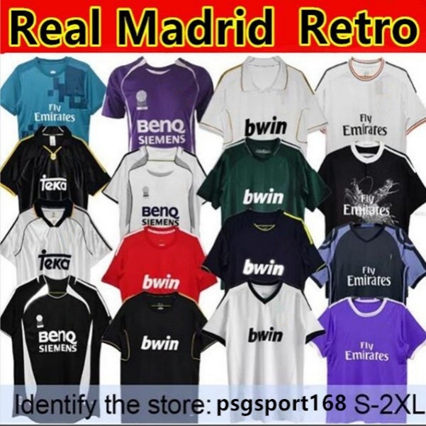 Retro Soccer Jerseys Finals Football Shirt GUTI BENZEMA SEEDORF CARLOS RONALDO KAKA 99 00 03 04 06 07 11 13 14 15 16 17 18 kits Modric Alonso BALE FIGO hotsoccer