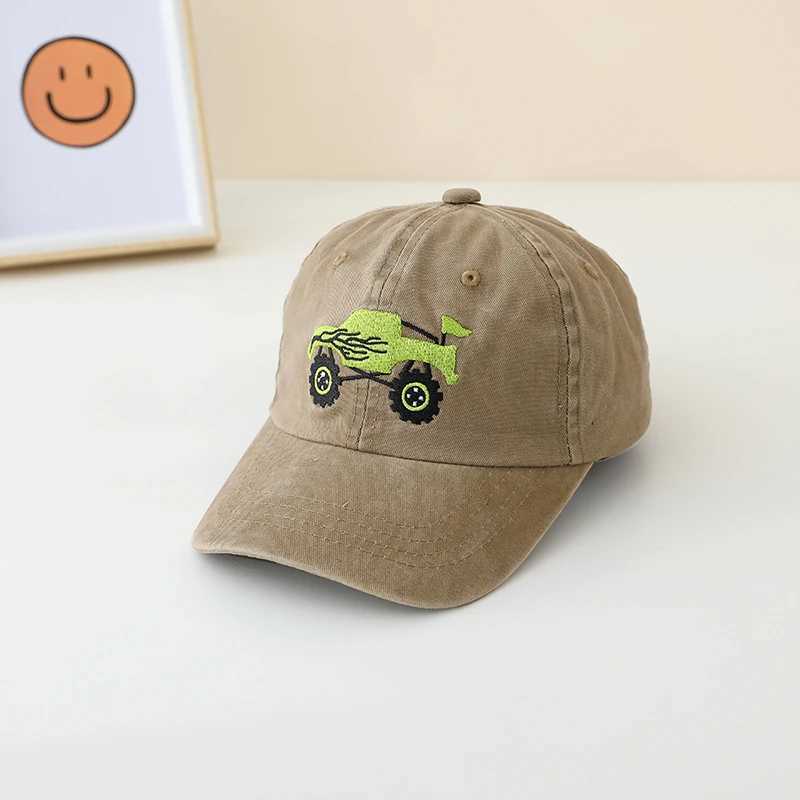 Children s Sports Hats Baby Boy Baseball 2024 Summer Embroidered Truck Outdoor Kids Hip Hop Snapback Caps for 28Y Adjustable Z251029