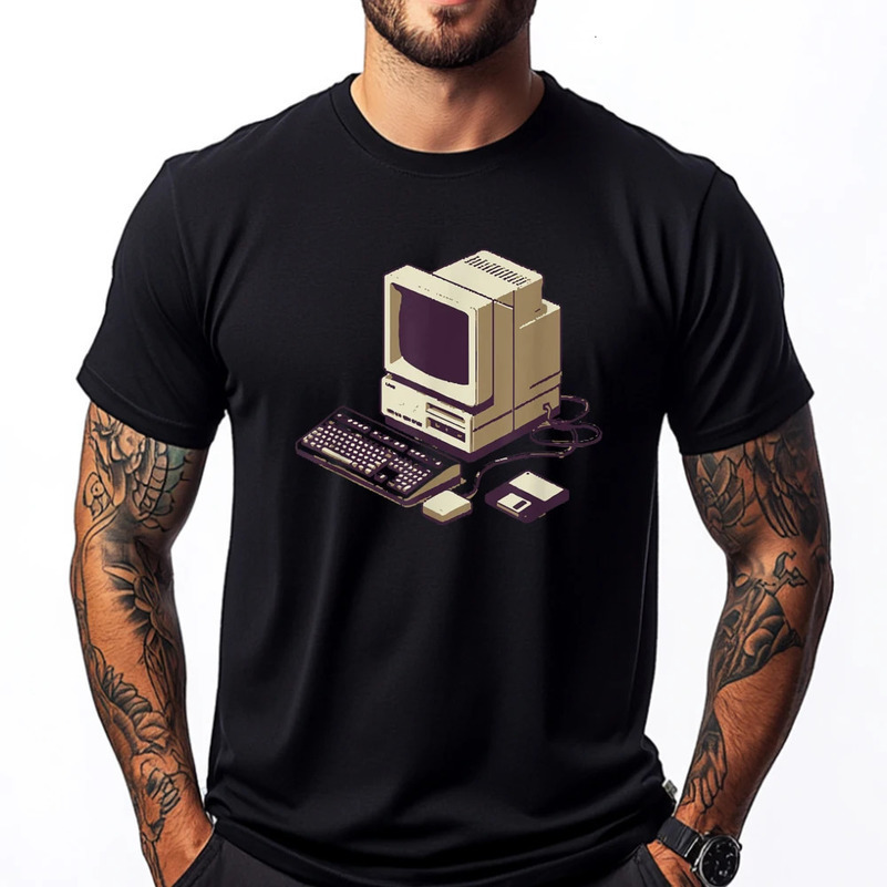 An Old Computer That I Miss Mens T-Shirts Mens Men Short Sleeve Tee T-shirts 250417