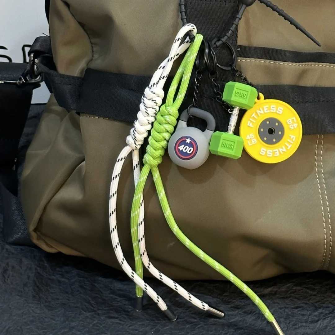 Fitness Gym Sports Bag Charm Ball Keychain Rope Charm for Handbag Backpack Purse Wallet Women Girl Fashion Athlete D250923