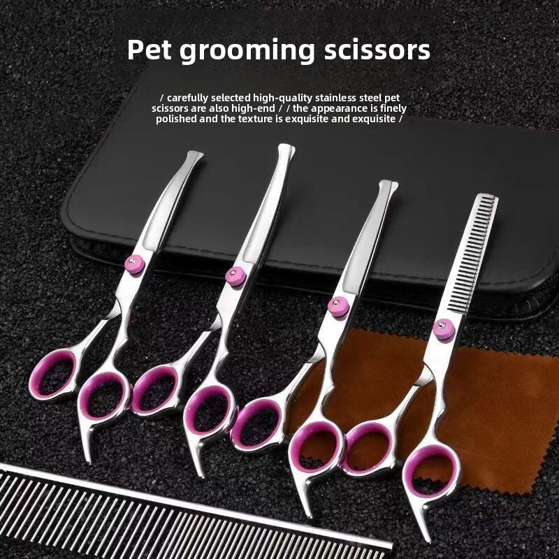 Pet Grooming Dog Cutting Tools Cat Professional Scissors Thinning Hair Teddy Haircut Magic Kit Wholesale