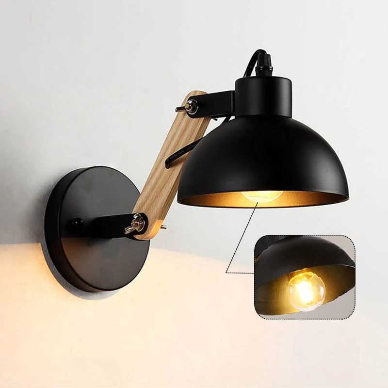 Minimalist Bedside LED Adjustable Wall Lamp for Bedroom Living Room Study Practical Home Lighting Decoration Reading Light C251124