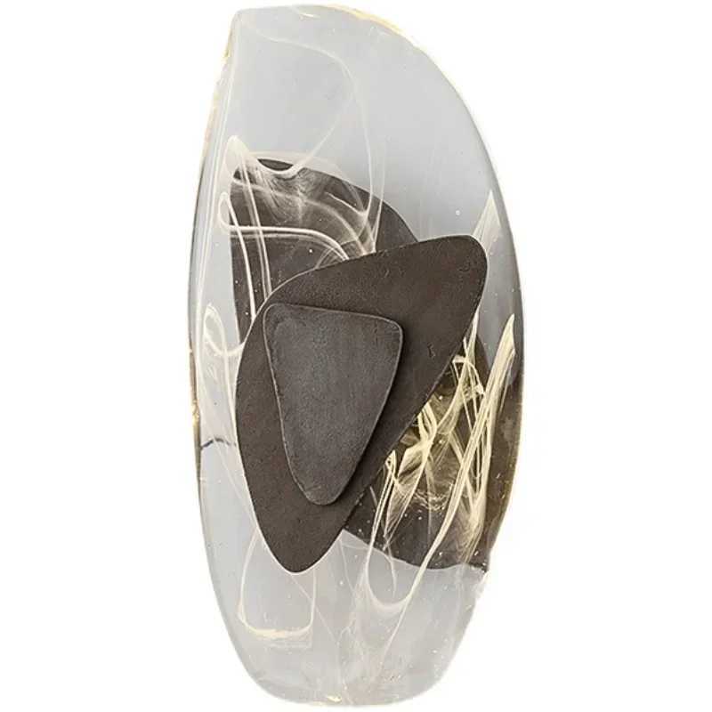 Luxury Modern Crystal BlackGold Wall Lamp Designer Creative Art Bedroom Living Room Background Bedside Porch Indoor Fixtures C251124