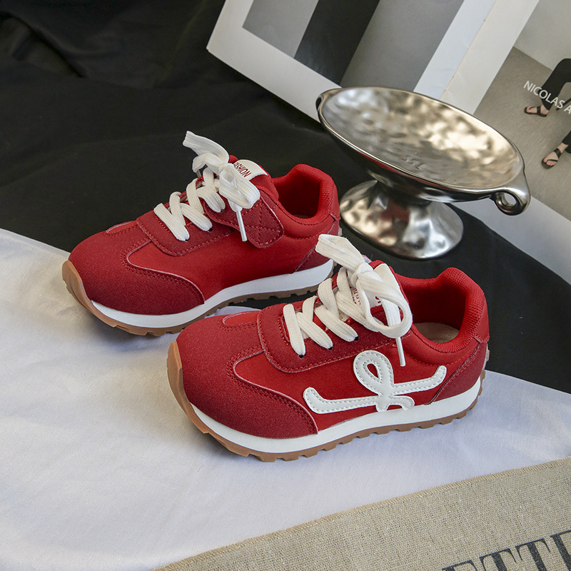 2025 Autumn New Boys' and Girls' Same Soft Bottom Comfortable Sports and Leisure Shoes Versatile Fashion Children's Shoes with Multiple