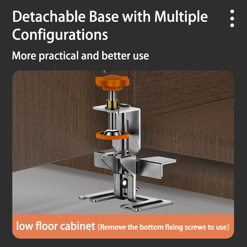 Cabinet Door Installation Jig Kit Adjustable Steel Tool for Woodworking Home Projects
