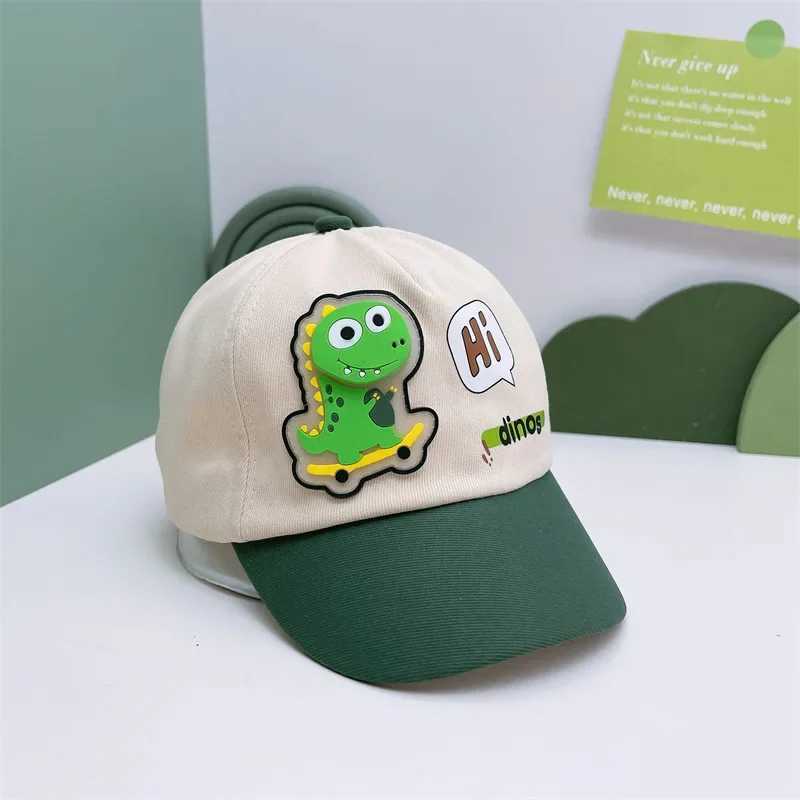 Childrens Kids Baseball Cap for Girl Boy Spring Summer Baby Sun Hat Cute Cartoon Animals Dinosaur Toddler Caps Z251029