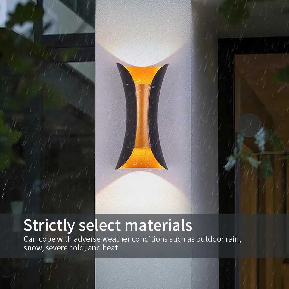 LED Wall Lamp Light 10W 85265V Cold White Warm White ABS Material Waterproof Rainproof Modern Minimalist Style Home Outdoor C251124