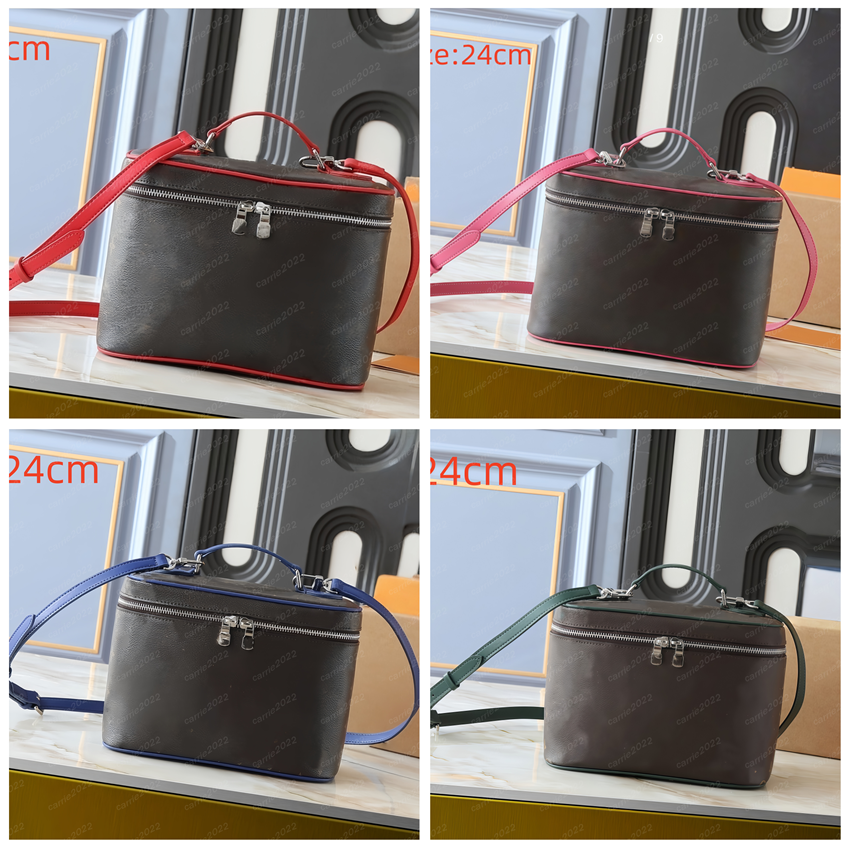 Fashion Designer Nice Mini Cosmetic Bags Toiletry Bag Totes Handbag M46766 M46767 Pouch Purse make up bag makeup case vanity Cases bag zipper chain crossbody 24cm