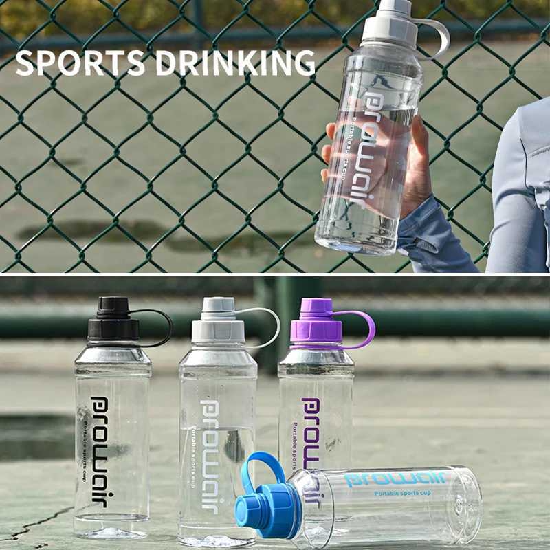 1000Ml Transparent Water Bottle Portable Sports Cup for Outdoor Gym Travel Large Capacity Leakproof Drinking Bottle BPA Free J250923