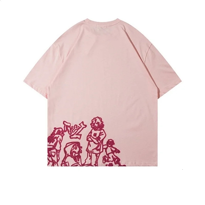 Aelfric Eden Hip Hop Cartoon Graffiti Print Graphic T-Shirt Men Y2K Summer Short Sleeves Oversize Tshirt Streetwear Women Tops 240902