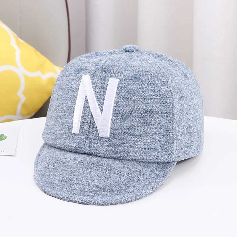 Spring Summer Baby Boy Hat Cap Letter Toddler Baby Baseball Cap Cotton Adjustable Visor Sun Hats Kids Girls Peaked Cap Z251029