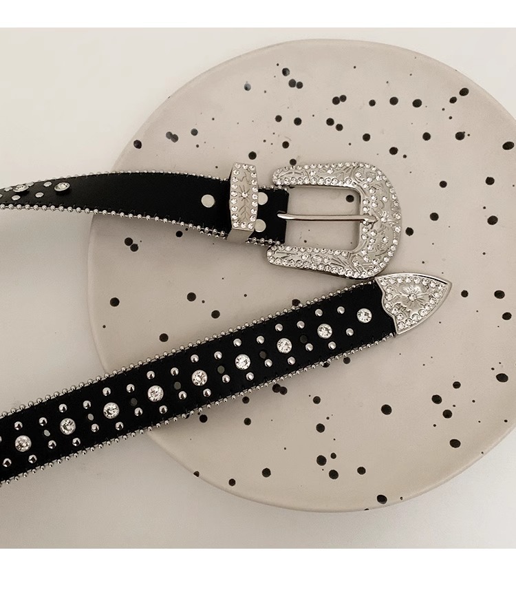 Designer Belt Cowhide Belts Woman Men Leather Belts Crystal Belt Strap Luxury Women Chain Belt Buckle Fashion Pin Buckle Belt With Strap XY320