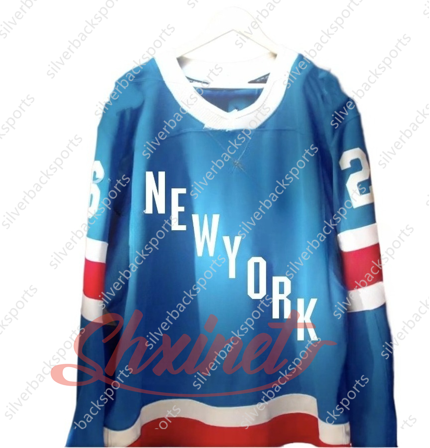 2025 Centennial 10 Artemi Panarin NY hockey jersey 11 MESSIER Matt Rempe 23 Adam Fox Igor Shesterkin Mika Zibanejadd Trocheck JT Miller Alexis Lafreni