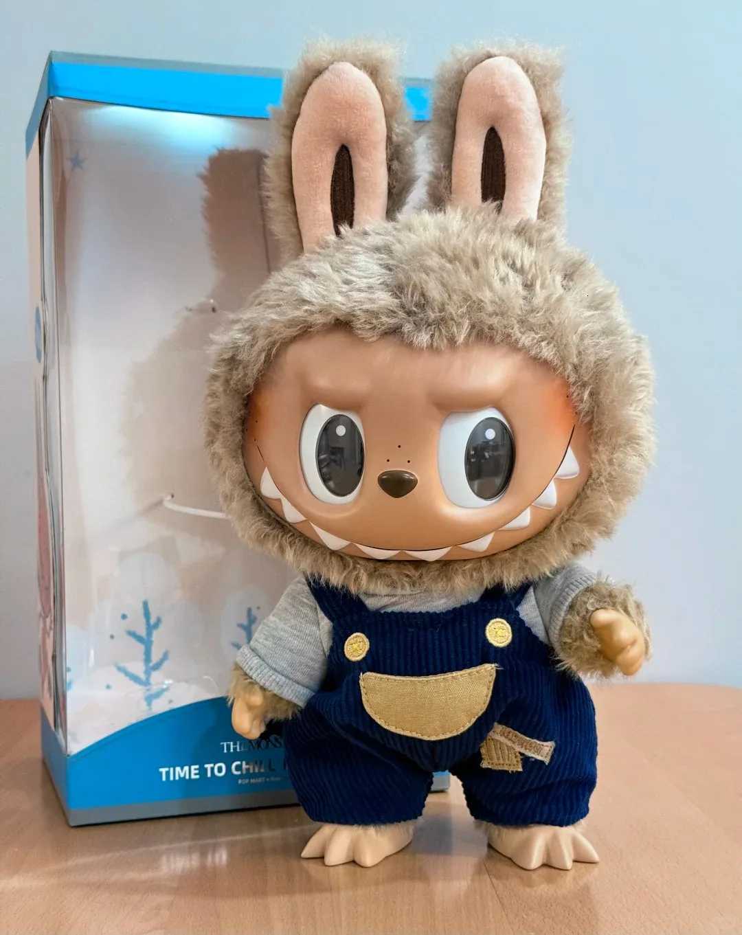 Labubu Labubu King and Queen Chess Adventure and V1 Time To Chill 37CM Blind Box Vinyl Plush Hanging Card Gifts X250923