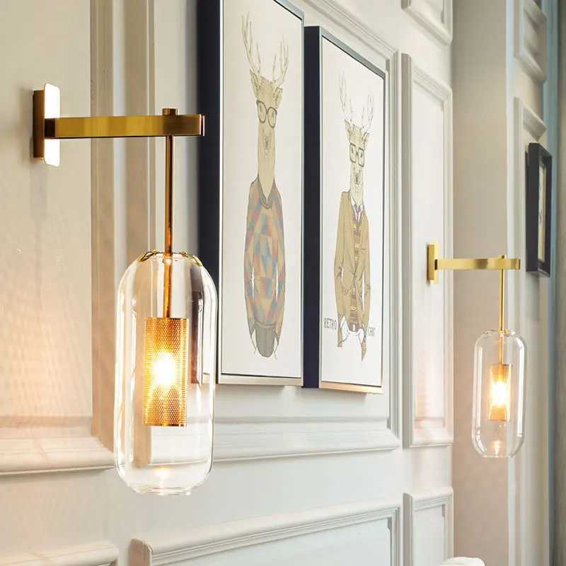 PostModern Luxury Wall Lamp Nordic Minimalist Textured Lamp for Bedroom Corridor Hotel Bedside Decor C251124