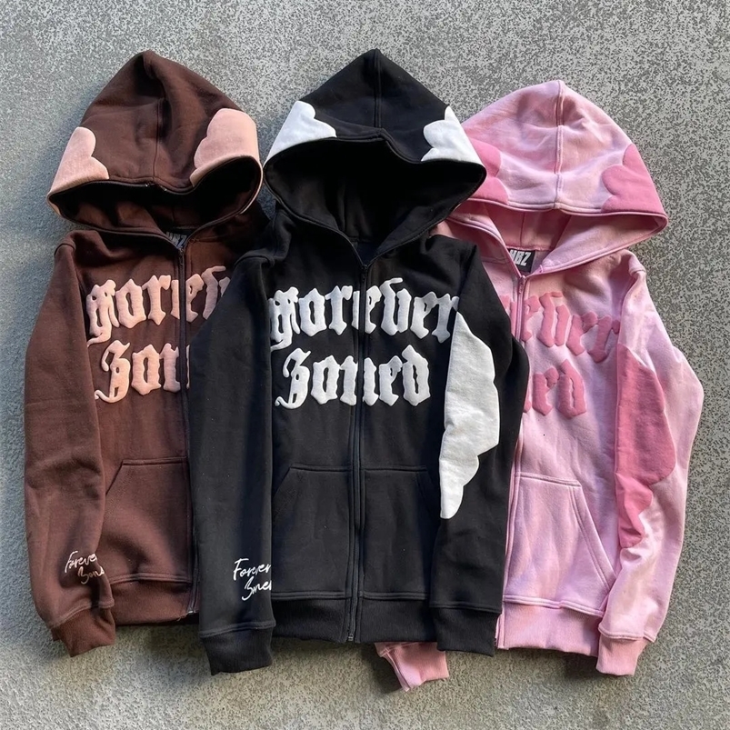 Y2k Oversized Letter graphic t shirts for men gothic all cotton shirts Couples streetwear High street tops goth women clothes 240822