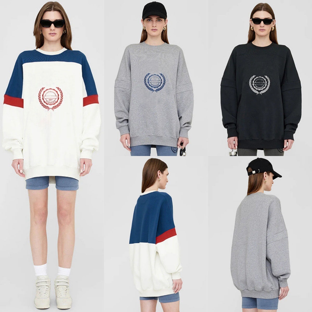 25ss Designer Sweatshirt Casual Letter Embroidery Loose Pullover Sportwear Tops Women Long Sleeved Sweaters Hoodie