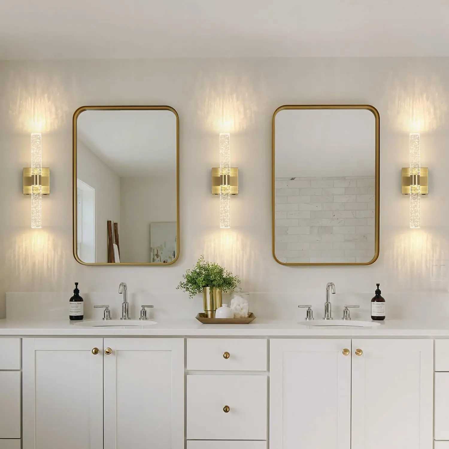 Nordic Luxury Wall Lamp Rechargeable LED Acrylic Modern Sconce for Bedroom Living Room Decor C251124