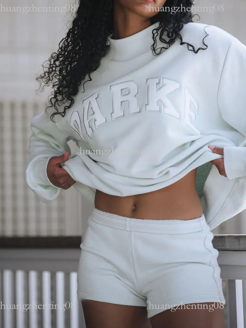 Parke 2025 Womens Designer Sweatshirt Stylish Mockneck Fashion Hoodie for Outdoor Casual Wear Loose Fit in Sizes S-3XL