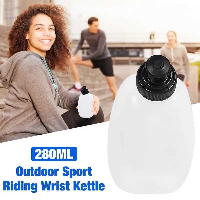 280ML Plastic Water Bottle Universal Portable Waist Belt Bag Outdoor Running Bottle LeakProof Cycling Fitness Drinking Bottle J250923