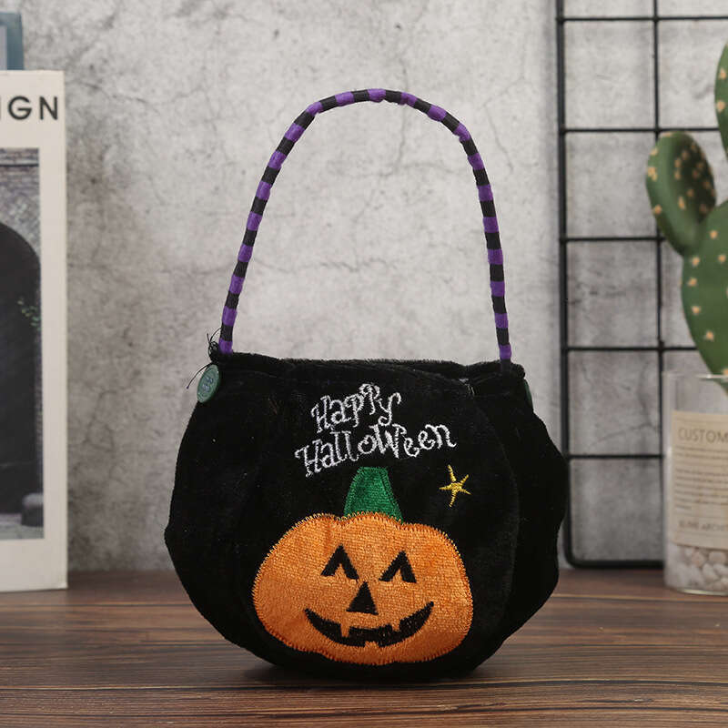 Candy Decoration Kindergarten Children's Gift Halloween Pumpkin Bag Scene Layout Props