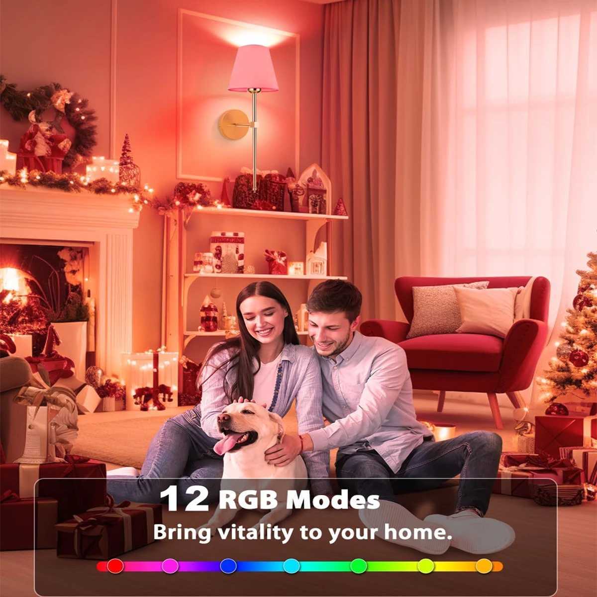 Wireless battery powered wall lamp rechargeable wall lamp dimmable detachable bulb remote control 10 color wireless wall lamp C250923