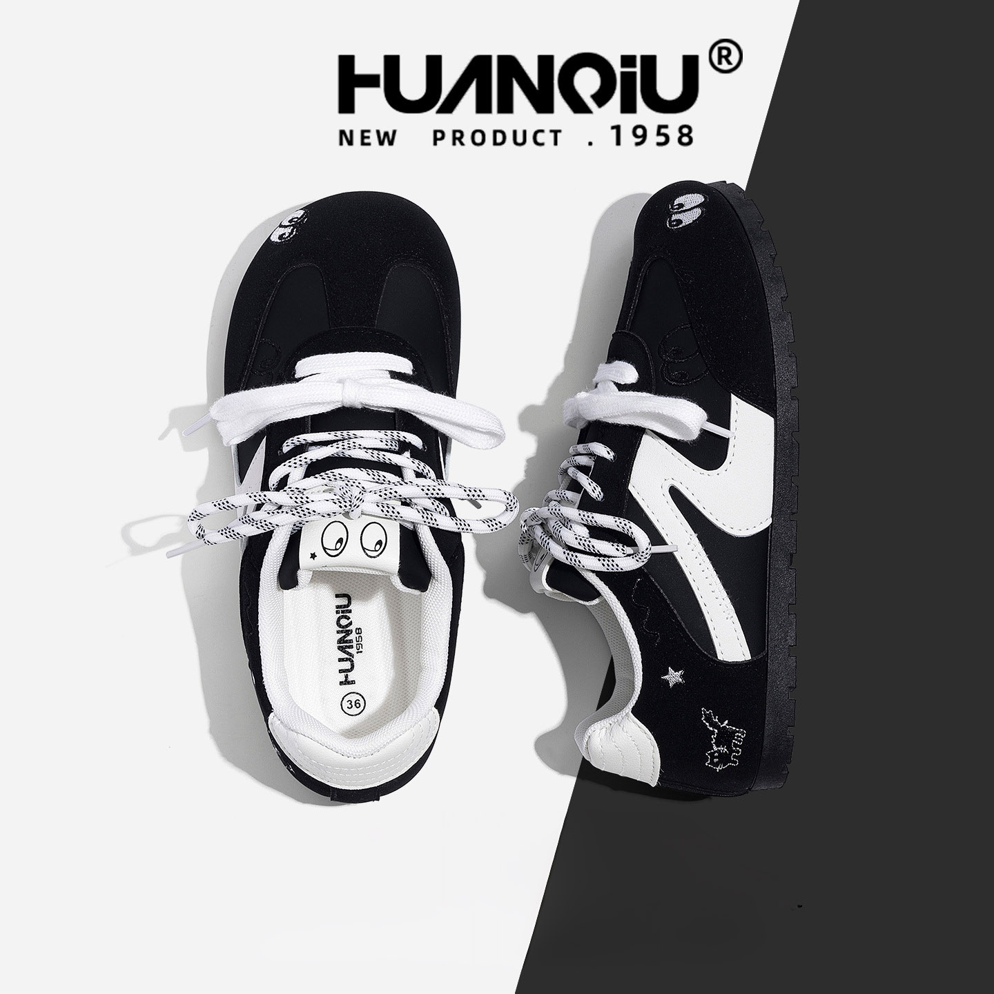 HUAN QIU Free shipping Designer Casual Shoes Lightweight women shoes breathable board shoes casual shoes luxurious fashion