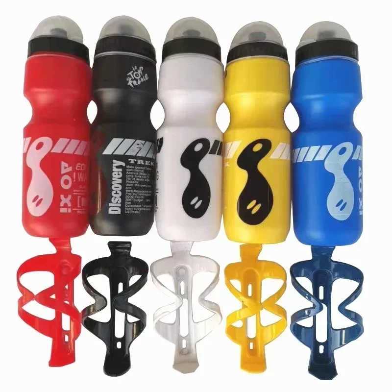 Bicycle Mountain Bike Sports Water Bottle with Water Bottle Bracket Outdoor Sports Camping Beverage Cup Portable Water Bottle J250923