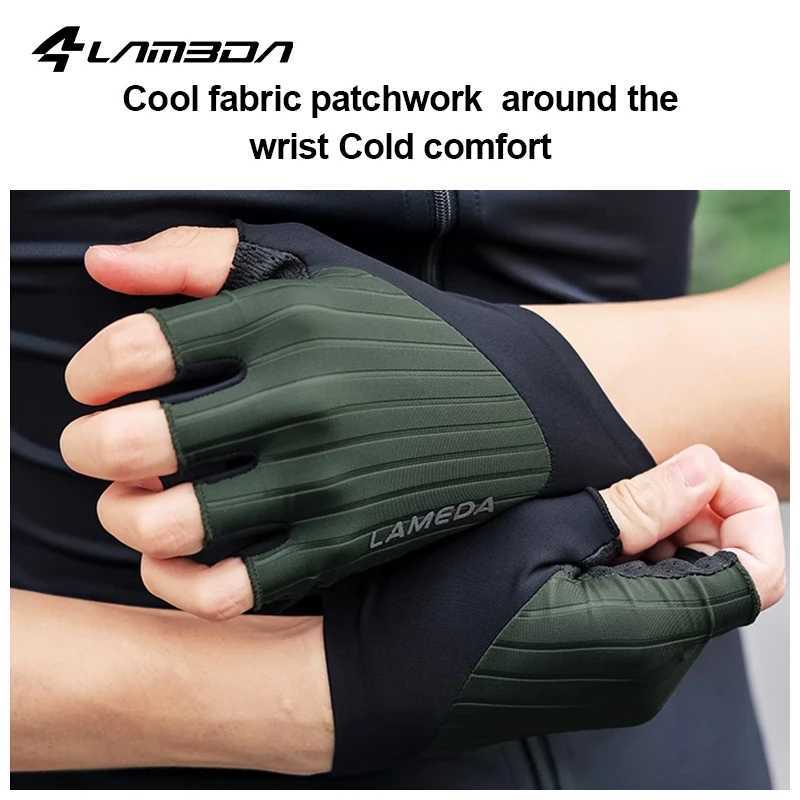 LAMEDA Cycling Gloves XRD Palm Pad Mountain Road Bike Gloves Mens Summer Bicycle Half Finger Gloves Riding Bicycle Accessories J250922