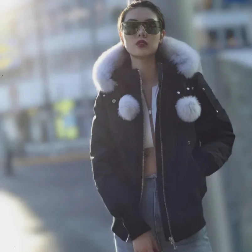 MO * SE KNUCKL * S Womens Winter Jacket Thick Zipper Down Jacket 90 Goose Down Fashion Casual Womens Winter Jacket 241112