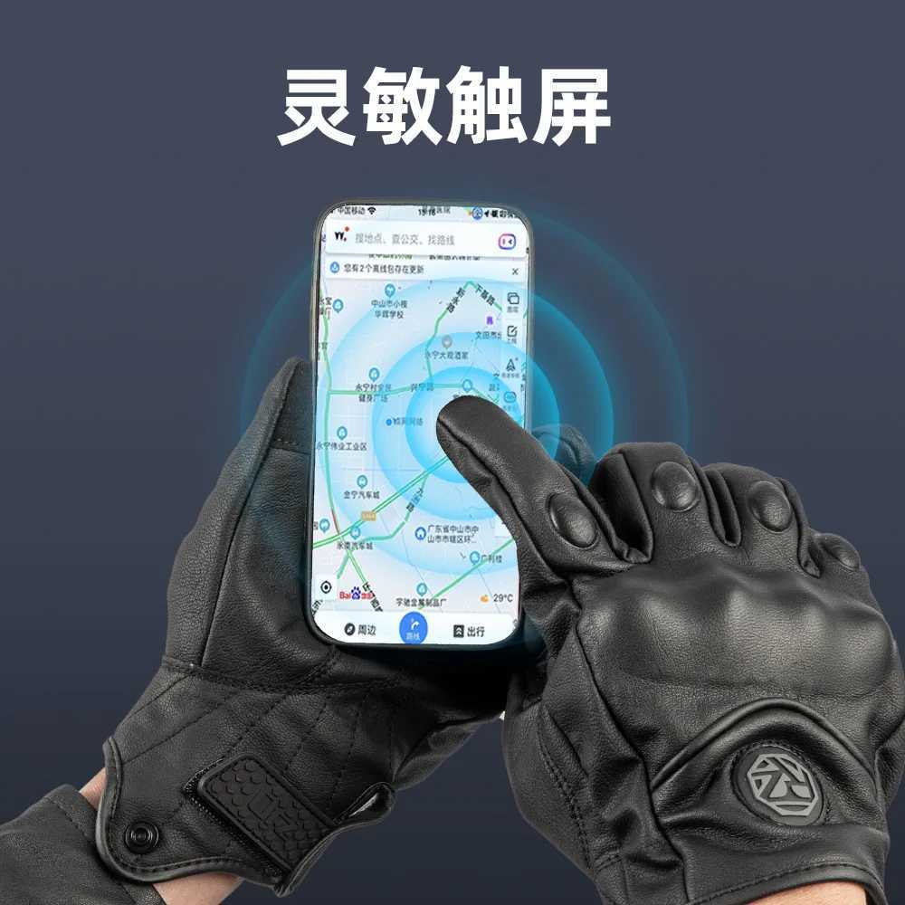 ORZ motorcycle riding gloves goatskin fullfinger gloves gloves for motorcycles gloves J250922