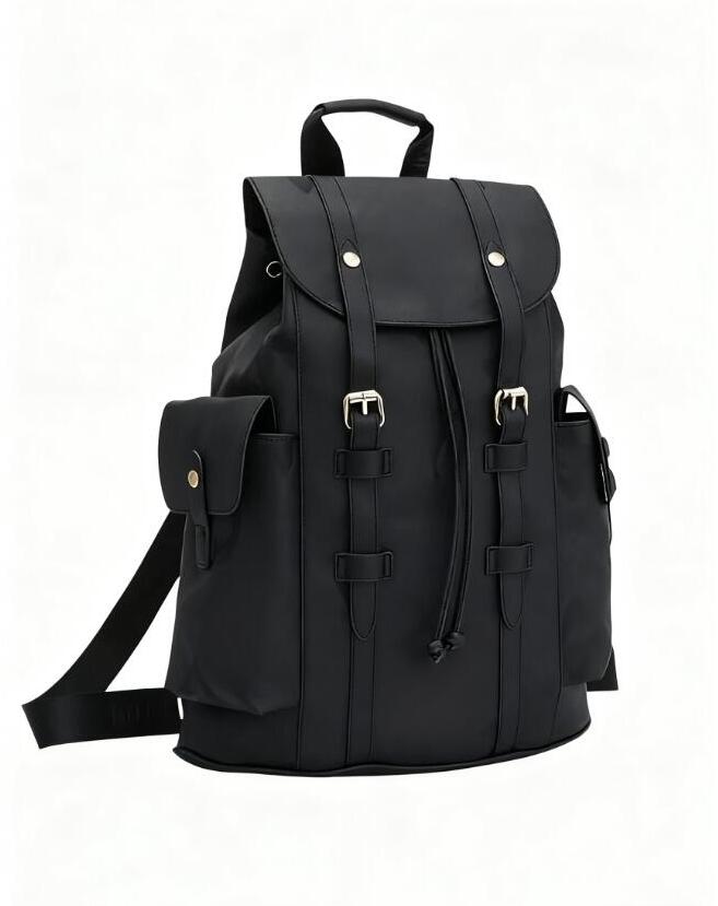 2 colors hot new male women hiking bag School Bags pu leather Fashion designers backpack women travel bag backpacks laptop bag 40CM