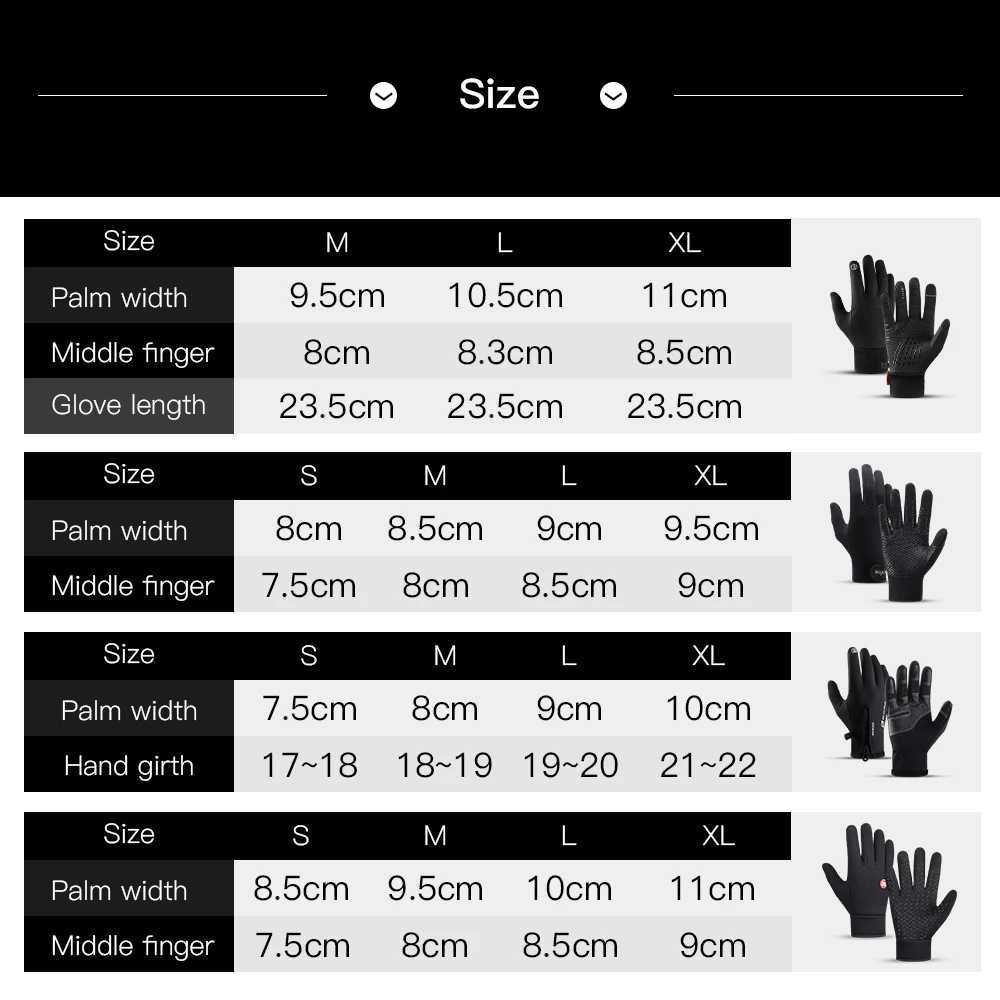 Winter Cycling Gloves Women Men Warm Bike Mitten Full Finger Waterproof Touchscreen Bicycle Mitts For Cold Weather Sports Riding J250922