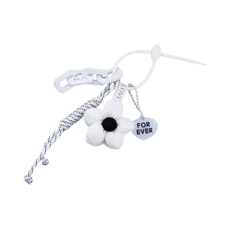 E8FB Delicate Flower Keychain Bag Pendant Fashionable Key Holder Bags Accesories Suitable For Everyday Commute And Travel D250923