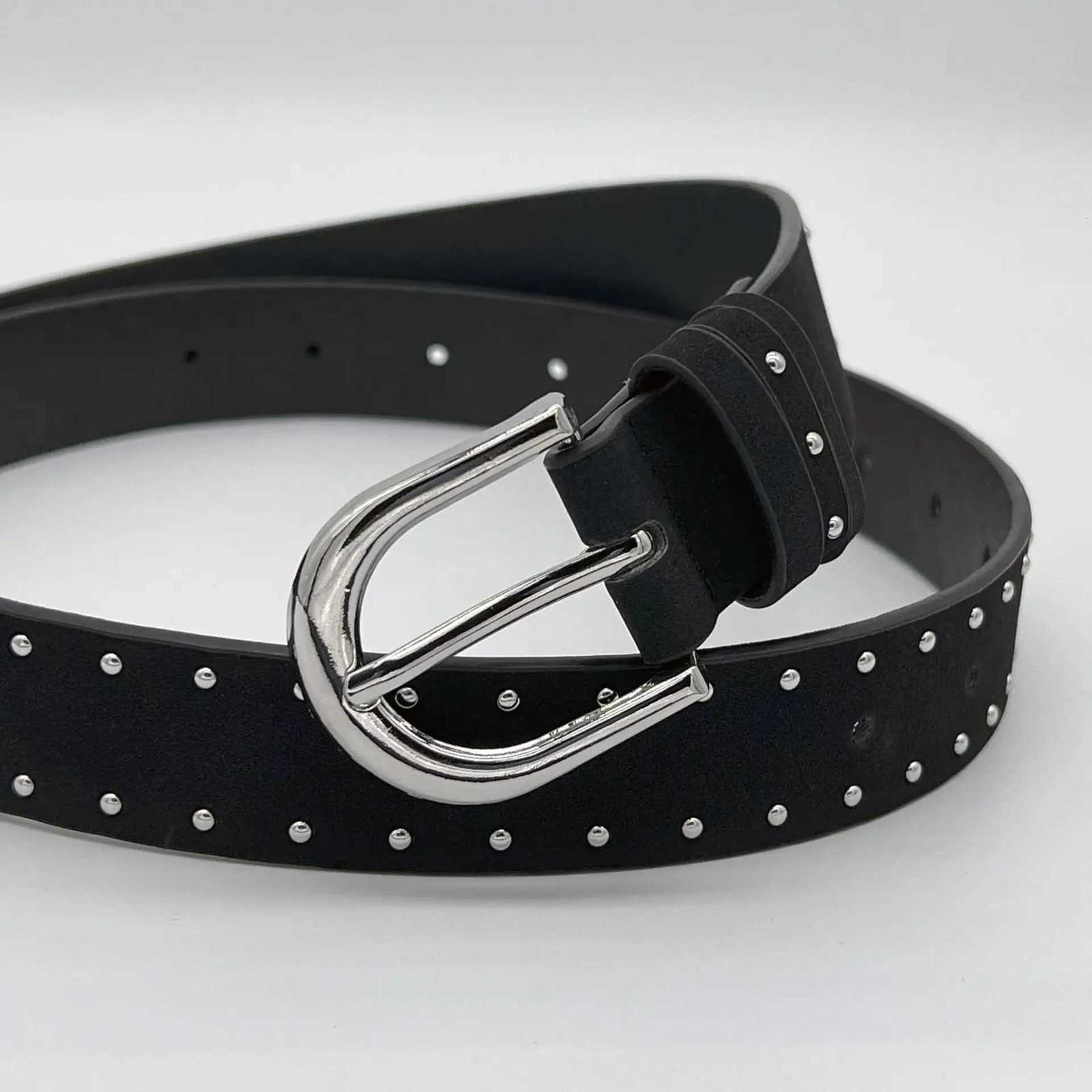 Ladies rivet belt simple needle buckle belt personzed tren retro versatile decorative pants belt W250923