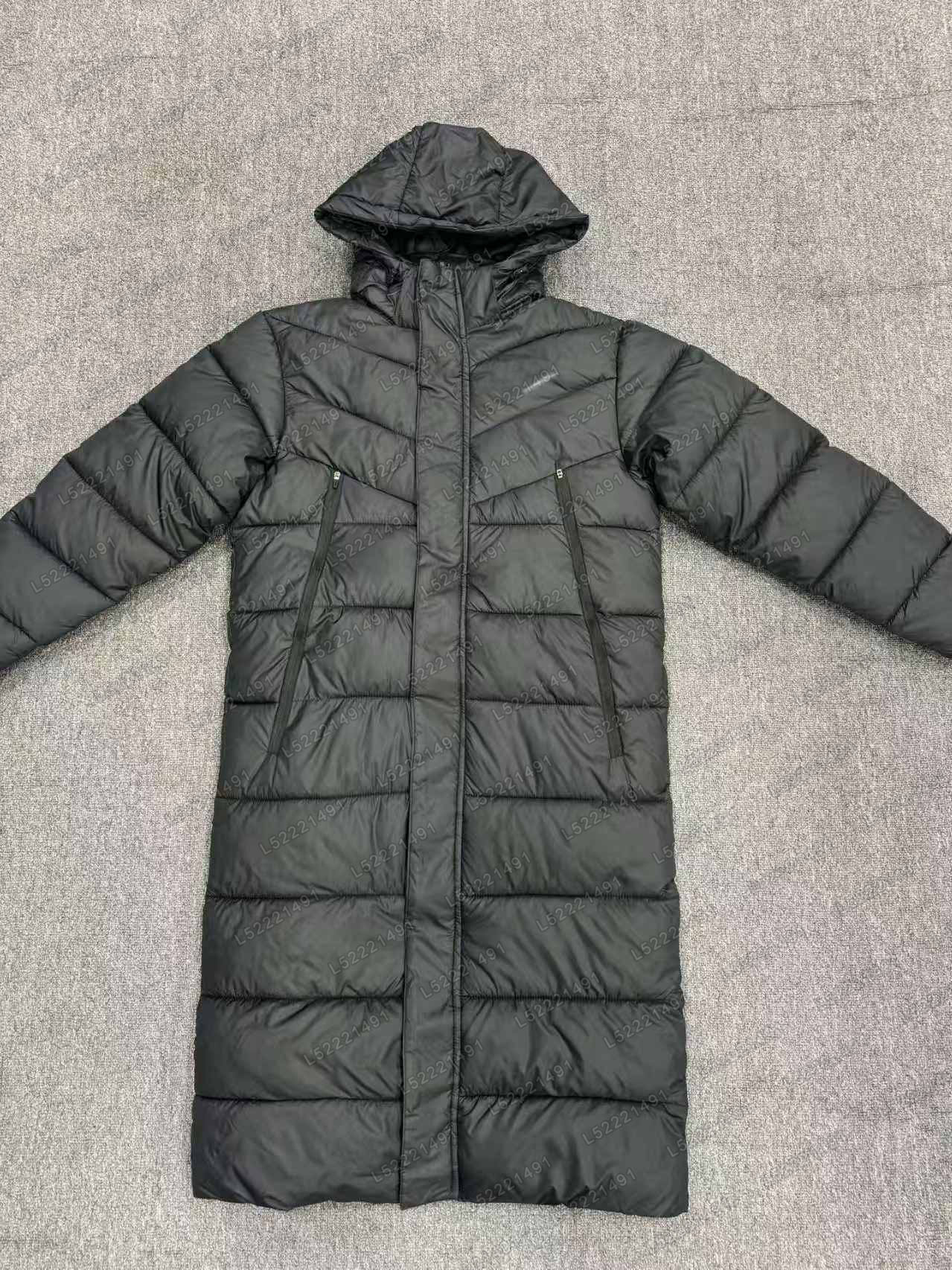 Winter down cotton-padded jacket, mid-length overcoat for sports students, business thickened warm cotton-padded jacket, casual coat for men