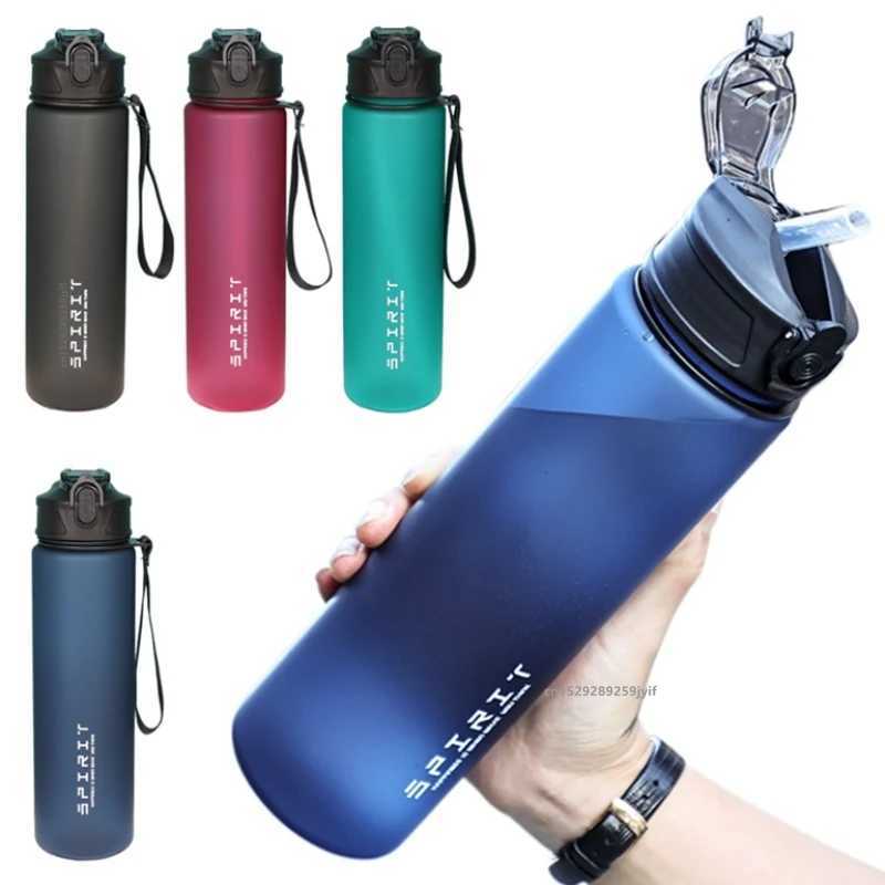 750ml Water Bottle with Straw Time Marker Large Capacity Motivational Plastic Leakproof Water Jug for Gym Travel Outdoor Sports J250923