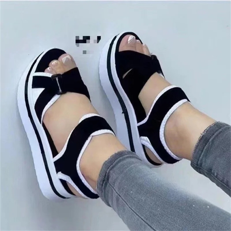 Women SandalsLightweight HeelsSandalsSummerShoes for Women Wedge Sandal with PlatformSandalias Mujer Summer Footwear Female 240528