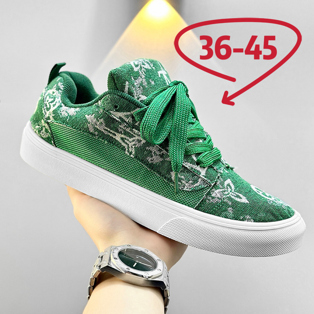 Designer shoes hot free shipping New autumn couple shoes trendy board shoes student fashion casual shoes for men black khaki green blue