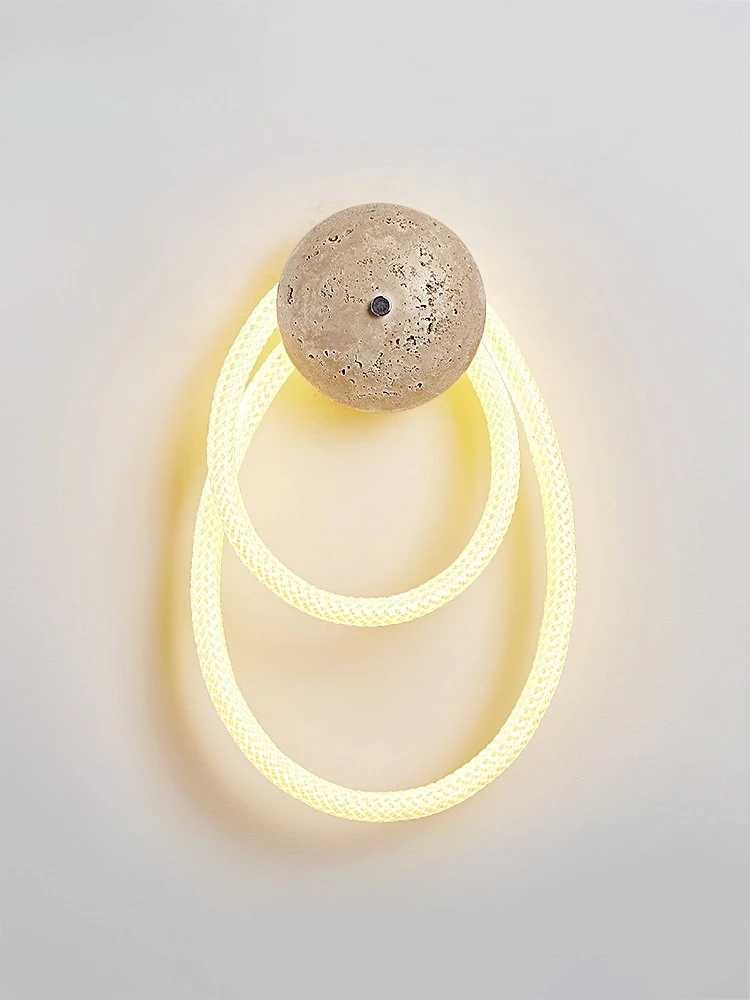 Postmodern WabiSabi Wall Lamp Nordic Bedside Sconce for Bedroom Entryway Living Room Creative Ambiance Hotel Decor C251124