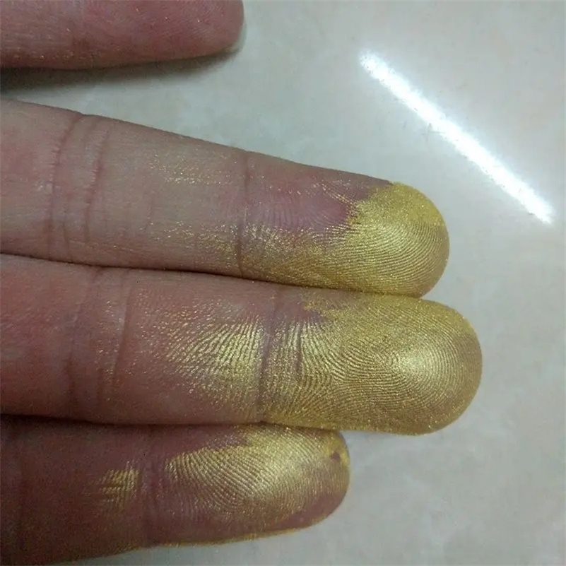Gold Powder Pigment Art Decoration Dust 500g/bag Shimmer Gold Glitter Decorating Tips Metal Color Paint Gold Paint Pigment 240711