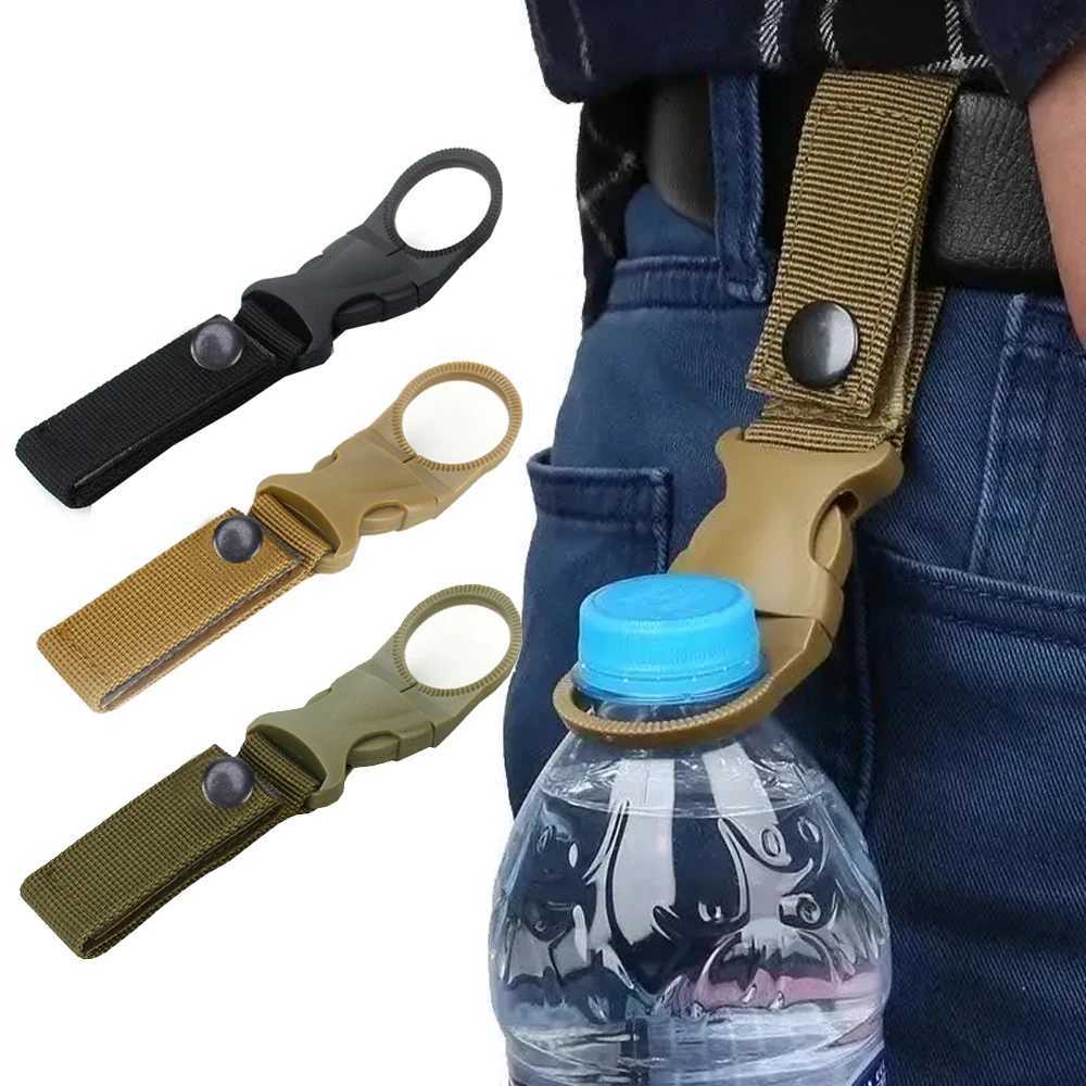 Outdoor Waterbottle buckle hook Nylon Webbing Buckle Hook Climb Carabiner Belt Backpack Hanger Camp Water Bottle Holder Clip J250923