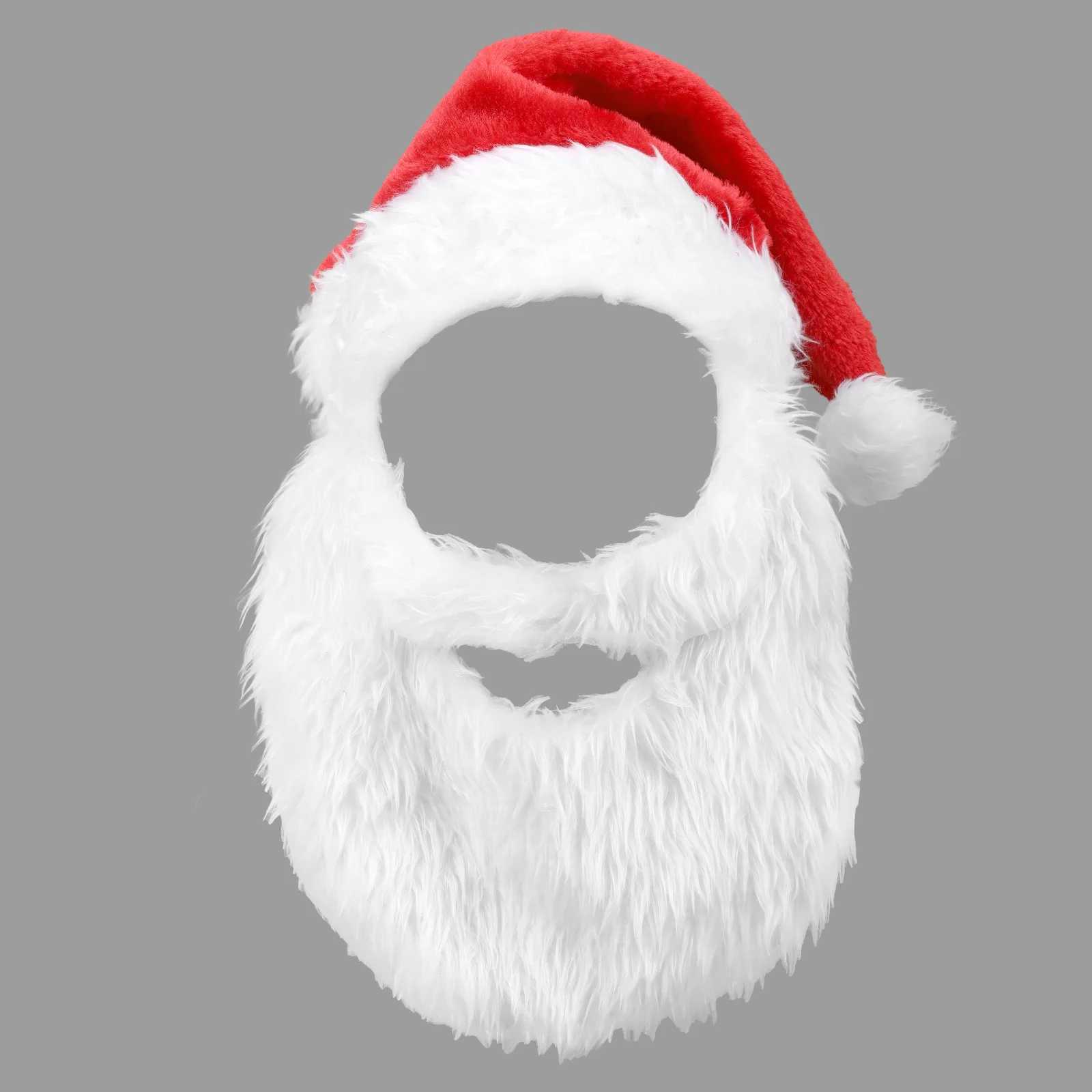 Christmas Decorations Santa Claus Bearded Christmas Hat Santa Claus Hat Red Hat Christmas Decorations Z251029