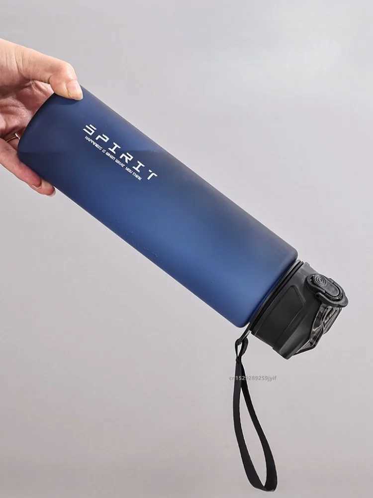 750ml Water Bottle with Straw Time Marker Large Capacity Motivational Plastic Leakproof Water Jug for Gym Travel Outdoor Sports J250923